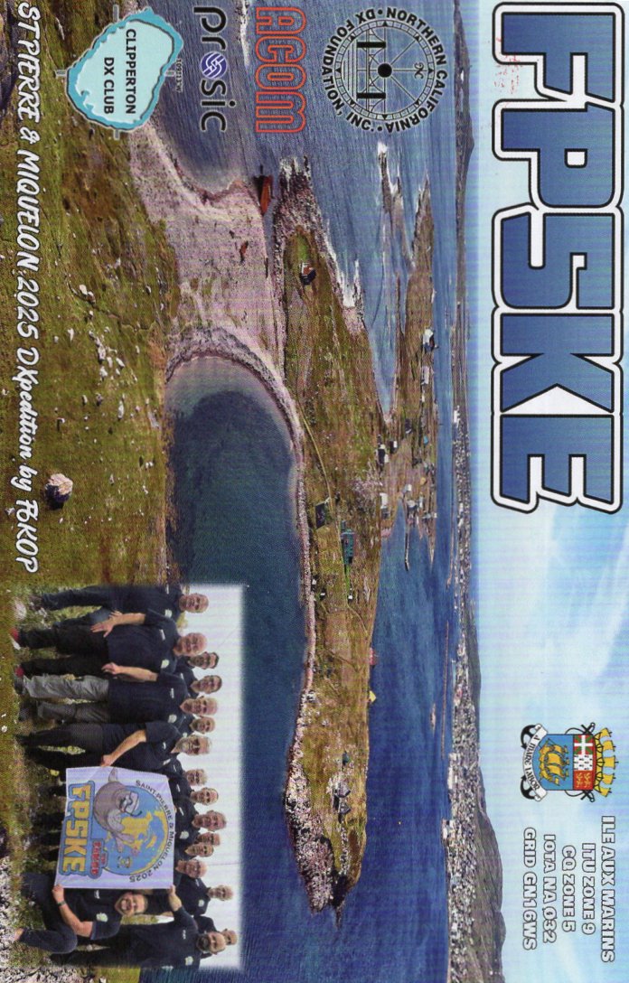 �{���AClublog OQRS�Ő��������J�[�h���������܂����B�iJI1FXS�̃A�}�`���A�������B�j